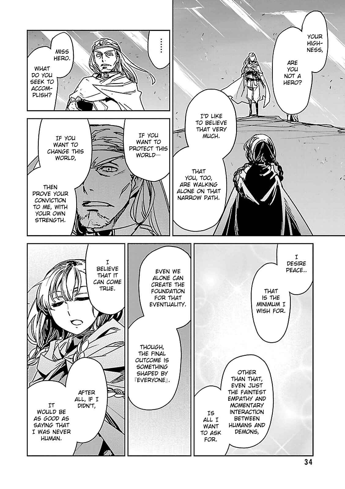MAOYU : Archenemy and Hero “Become mine, Hero” “I refuse!” Chapter 56 - Page 29
