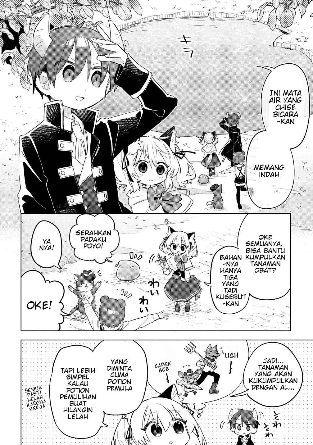 Nekomimi Shoujo wa Mori de Slow Life wo Okuritai ~Mofumofu wa Shomou Shimashita ga, Seijo to ka Ouji-sama to ka wa Chuumongai desu~ Chapter 10.1 - Page 2