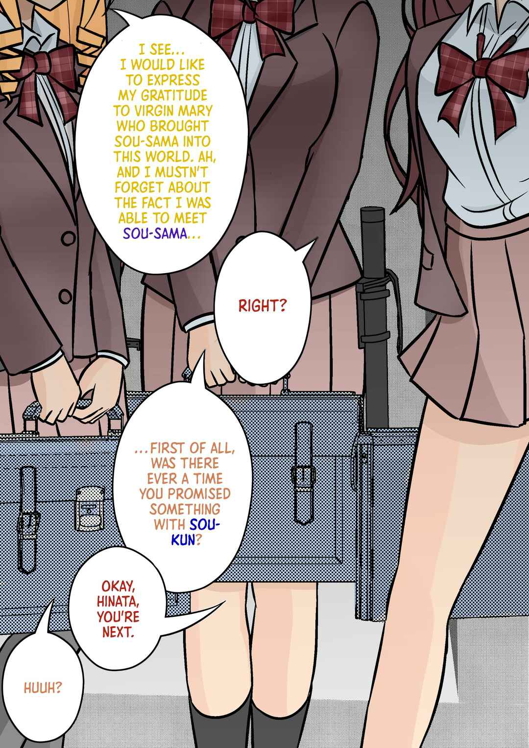Danjo-hi 1:39 no Heikou Sekai wa Omoi no Hoka Futsuu (Fan Colored) Chapter 119 - Page 7