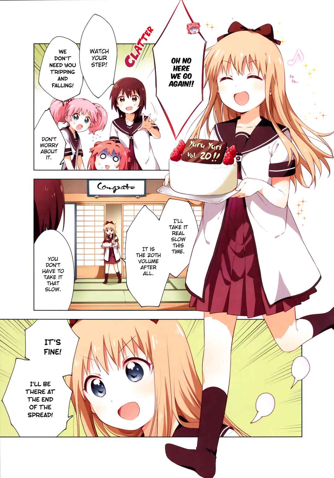 Yuru Yuri Chapter 168.8 - Page 5