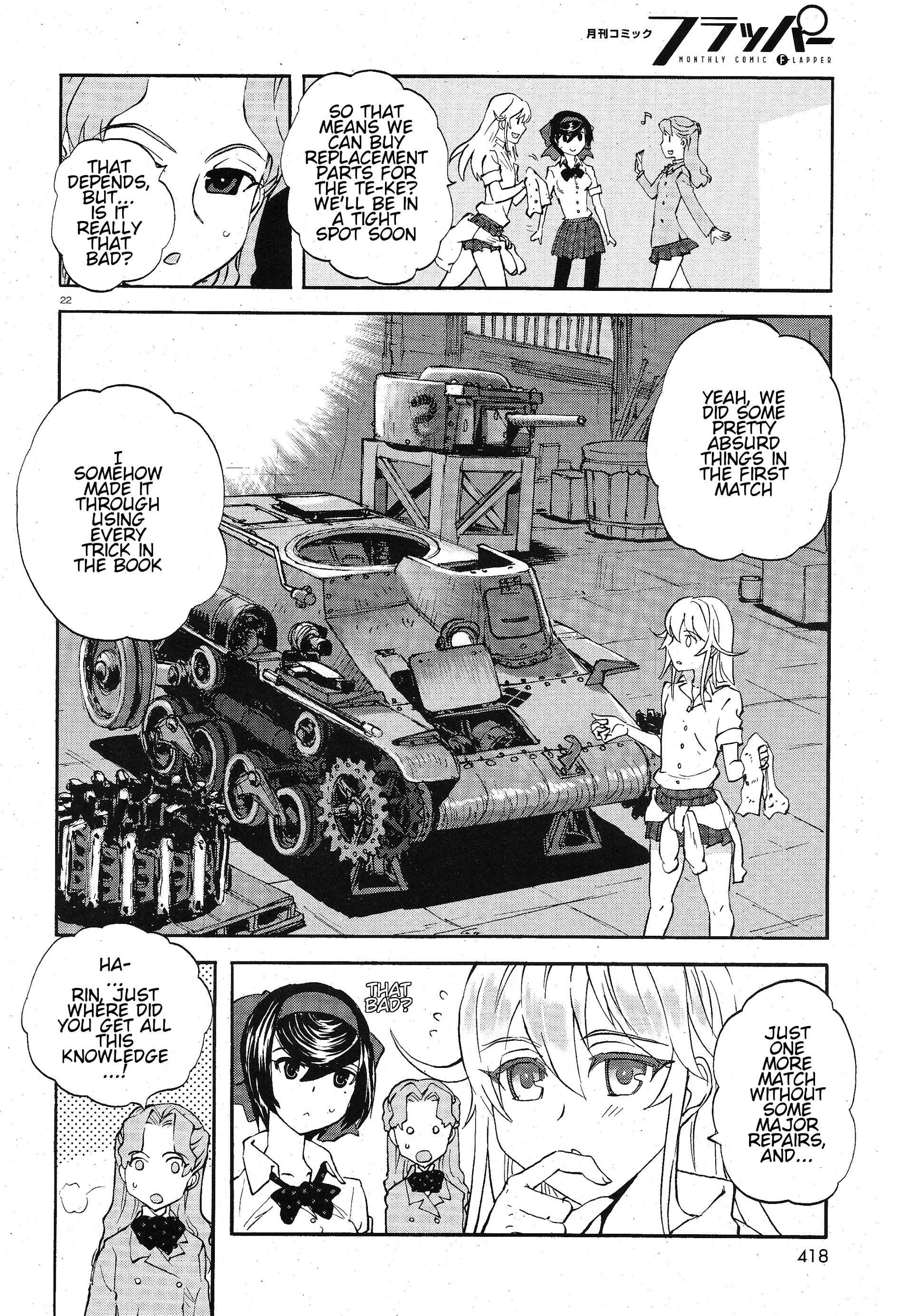 Girls und Panzer: Ribbon no Musha Chapter 7 - Page 21