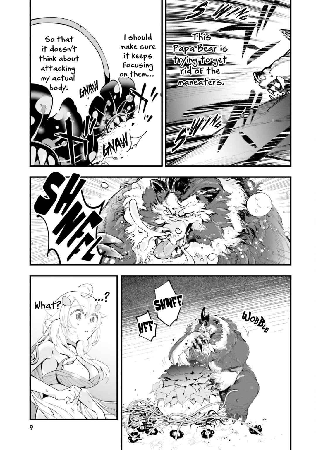 Shokubutsu Monster Musume Nikki: Seijo datta Watashi ga Uragirareta Hate ni Alraune ni Tensei Shite Shimatta node, kore kara wa Kougousei o Shinagara Shizuka ni Shokubutsu Life o Sugoshimasu Chapter 6 - Page 9