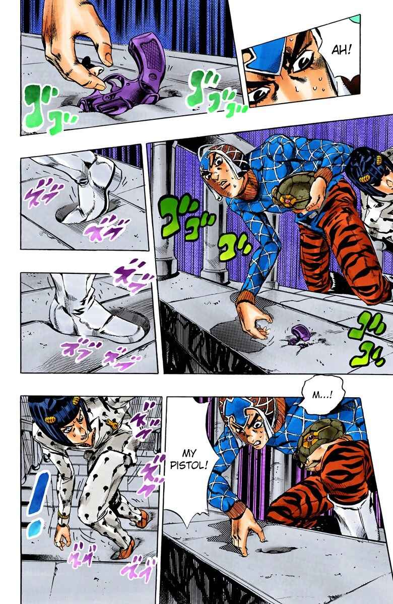 JoJo no Kimyou na Bouken: Part 5 - Ougon no Kaze Color-ban Chapter 116 - Page 12