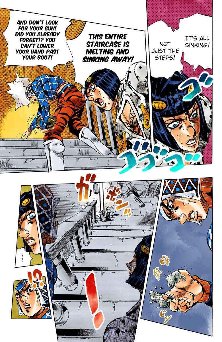 JoJo no Kimyou na Bouken: Part 5 - Ougon no Kaze Color-ban Chapter 116 - Page 13