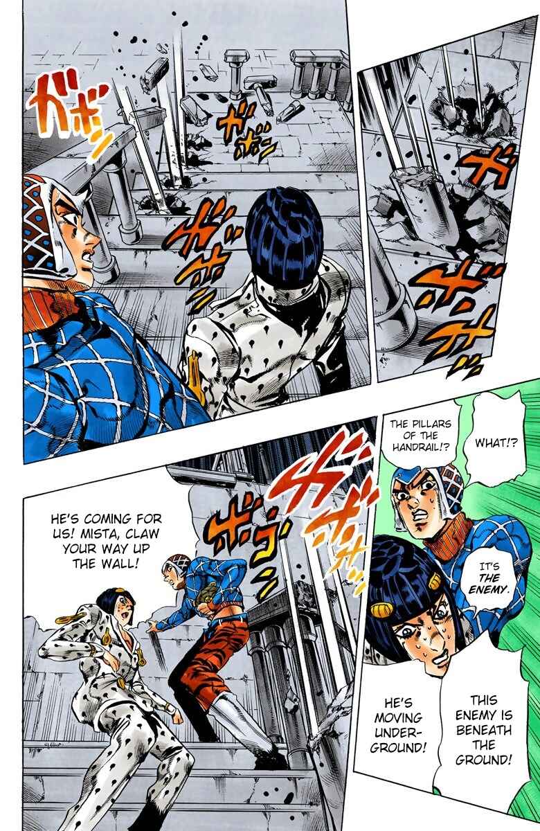 JoJo no Kimyou na Bouken: Part 5 - Ougon no Kaze Color-ban Chapter 116 - Page 14
