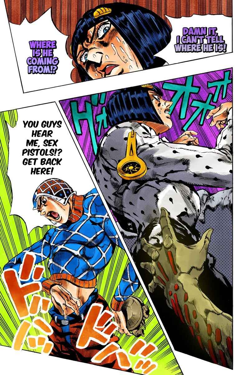 JoJo no Kimyou na Bouken: Part 5 - Ougon no Kaze Color-ban Chapter 116 - Page 17