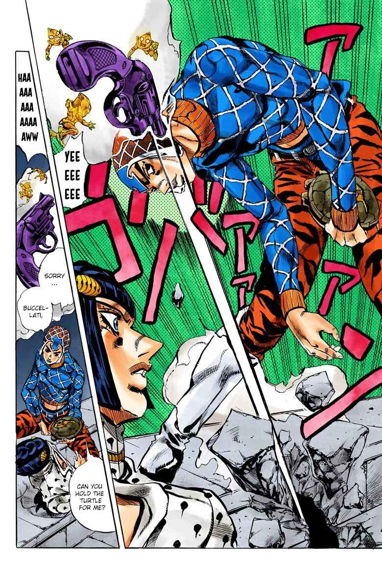 JoJo no Kimyou na Bouken: Part 5 - Ougon no Kaze Color-ban Chapter 116 - Page 18