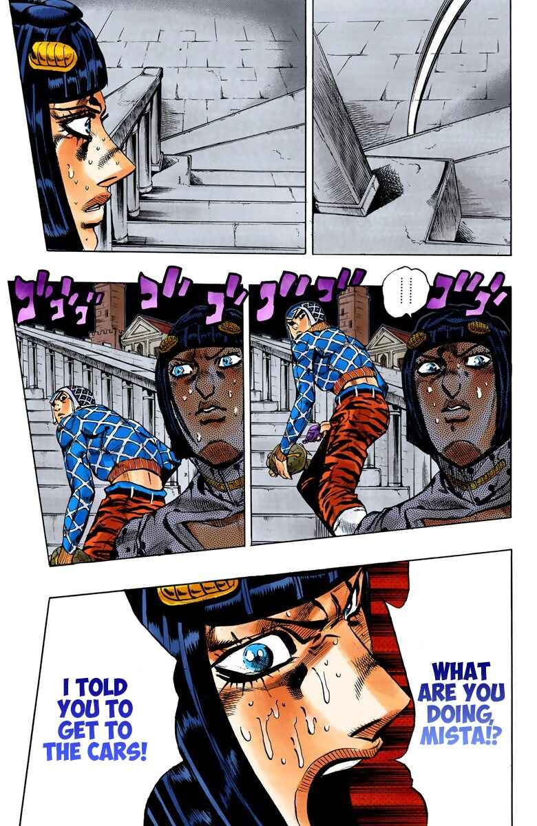 JoJo no Kimyou na Bouken: Part 5 - Ougon no Kaze Color-ban Chapter 116 - Page 8