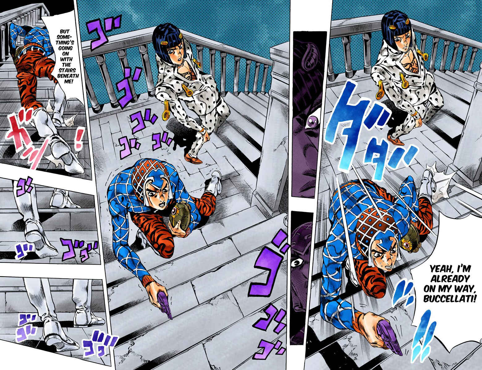 JoJo no Kimyou na Bouken: Part 5 - Ougon no Kaze Color-ban Chapter 116 - Page 9