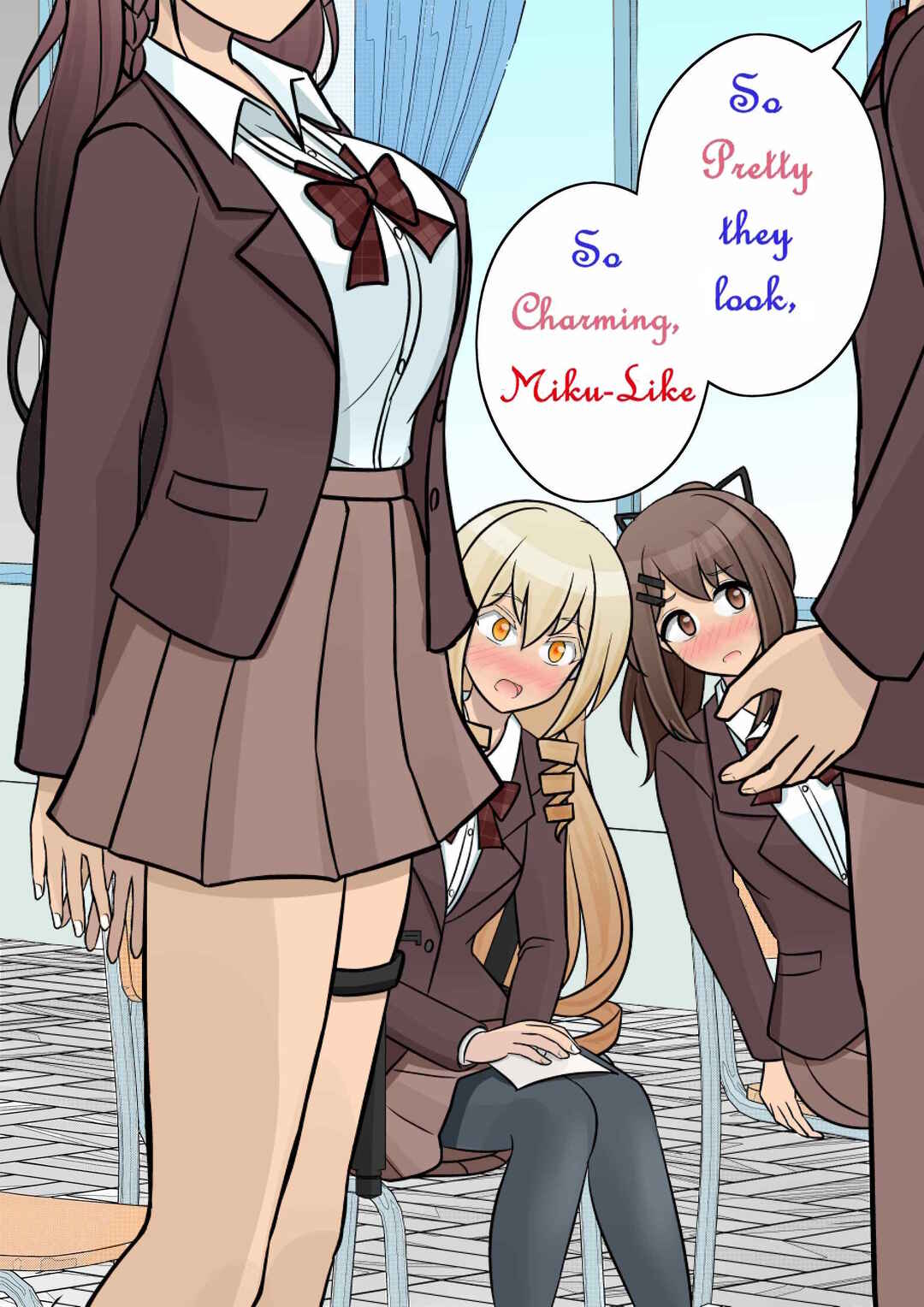 Danjo-hi 1:39 no Heikou Sekai wa Omoi no Hoka Futsuu (Fan Colored) Chapter 63 - Page 6