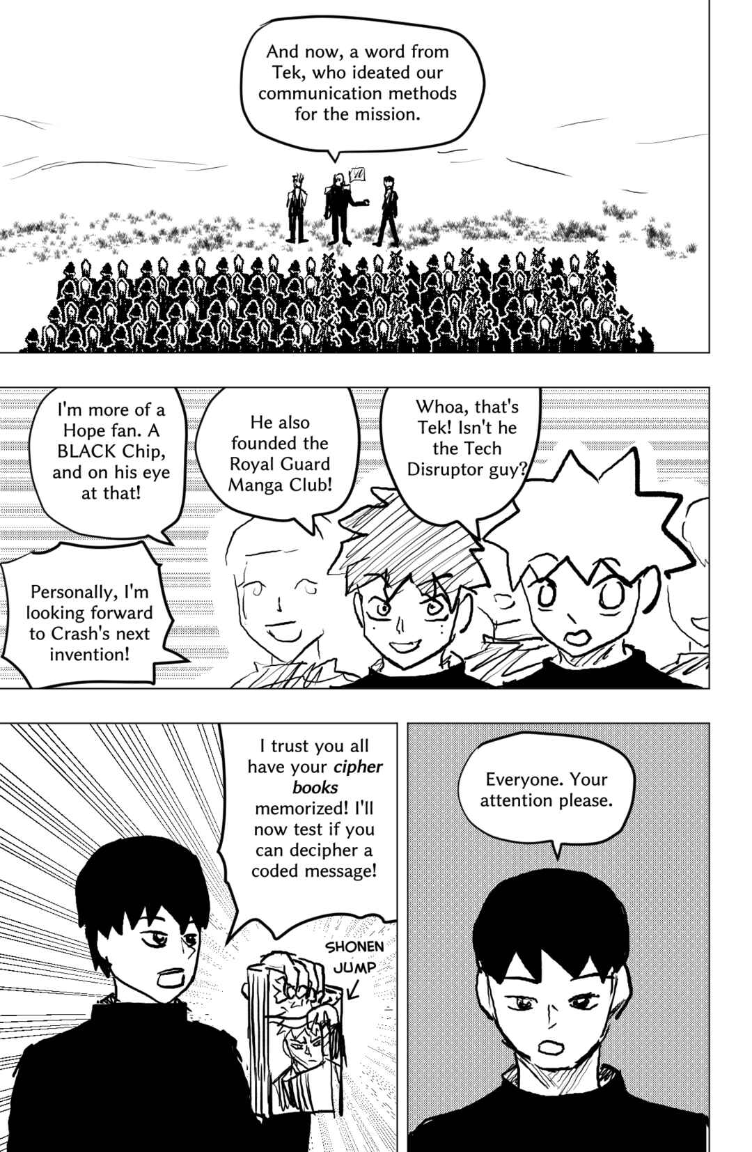 TEKNO: Sci-Fi Shonen Manga! Chapter 67 - Page 3