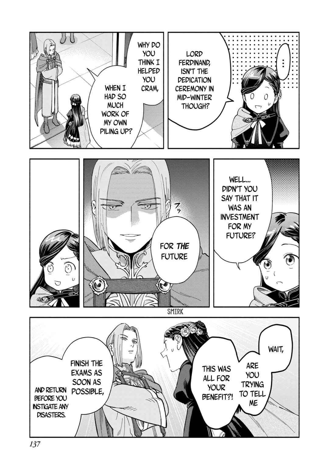 Honzuki no Gekokujou: Shisho ni Naru tame ni wa Shudan o Erandeiraremasen—Dai-4 Bu: Kizokuin no Toshokan o Sukuitai! Chapter 3 - Page 32