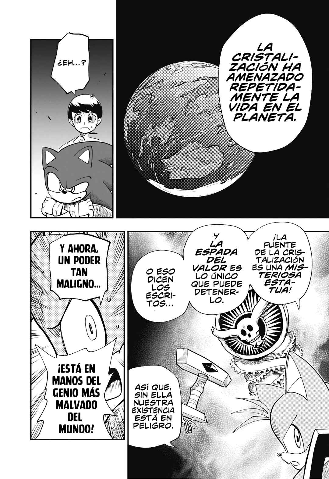 Sonic to Yuuki no Tsurugi Chapter 3 - Page 10
