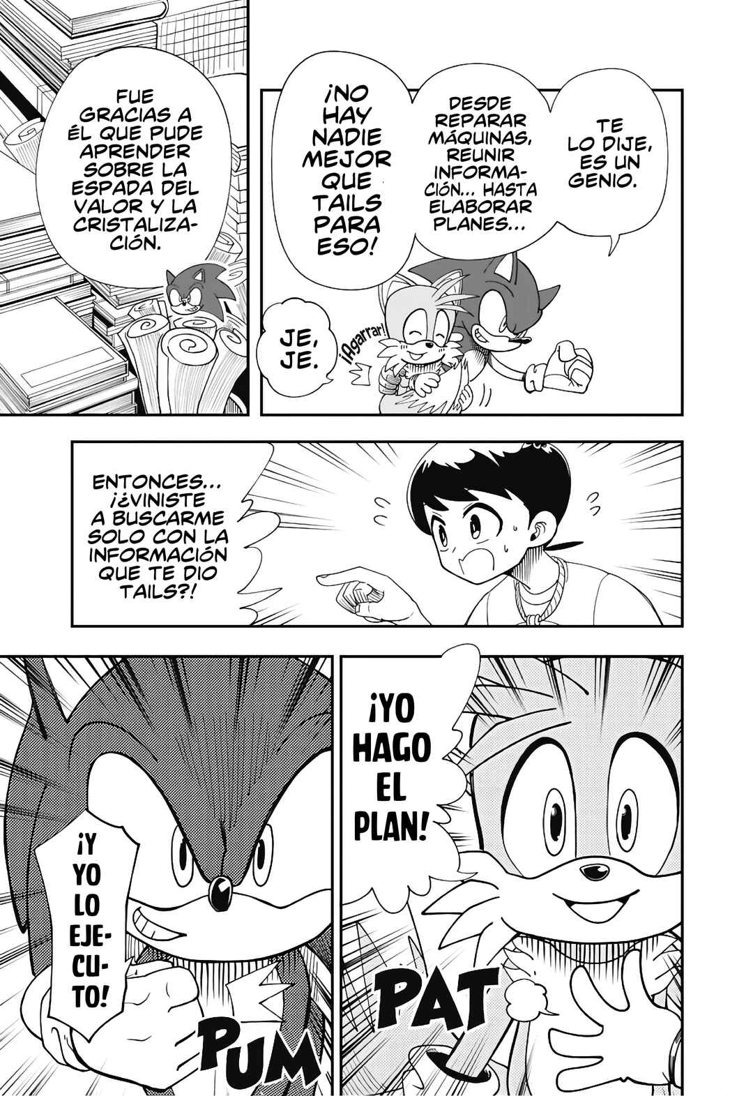 Sonic to Yuuki no Tsurugi Chapter 3 - Page 7
