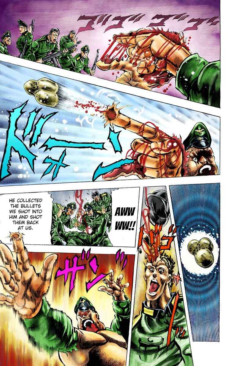 JoJo no Kimyou na Bouken: Part 2 - Sentou Chouryuu Color-ban Chapter 13 - Page 11