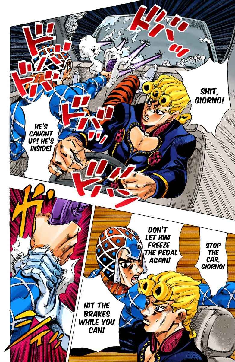 JoJo no Kimyou na Bouken: Part 5 - Ougon no Kaze Color-ban Chapter 71 - Page 12