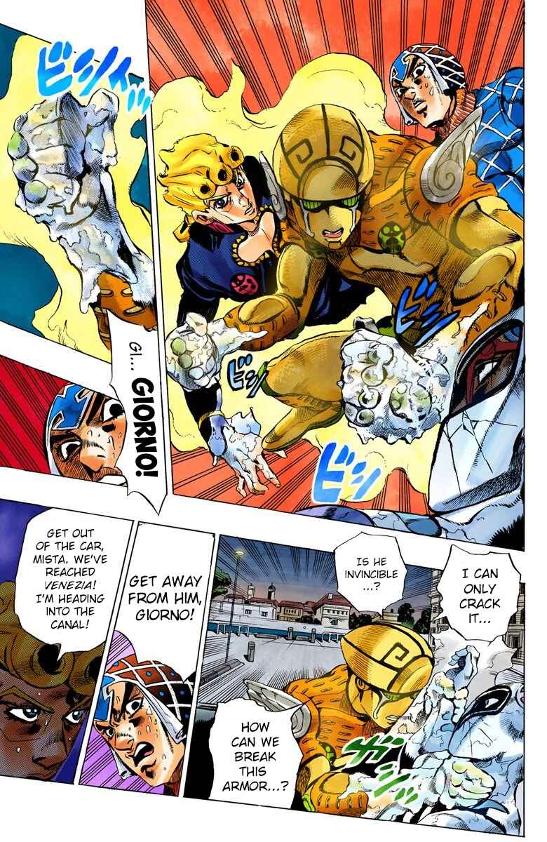 JoJo no Kimyou na Bouken: Part 5 - Ougon no Kaze Color-ban Chapter 71 - Page 15