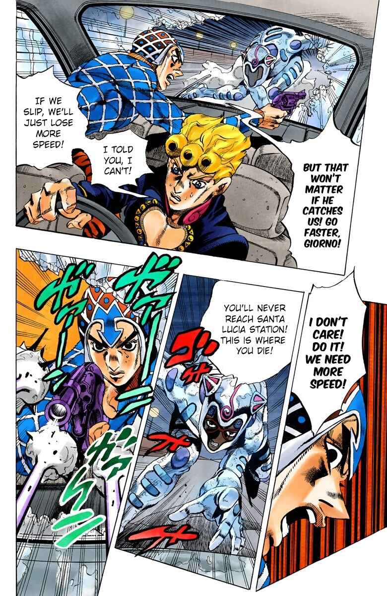 JoJo no Kimyou na Bouken: Part 5 - Ougon no Kaze Color-ban Chapter 71 - Page 4
