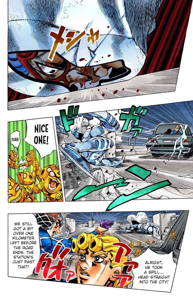 JoJo no Kimyou na Bouken: Part 5 - Ougon no Kaze Color-ban Chapter 71 - Page 8