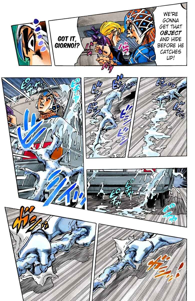JoJo no Kimyou na Bouken: Part 5 - Ougon no Kaze Color-ban Chapter 71 - Page 9