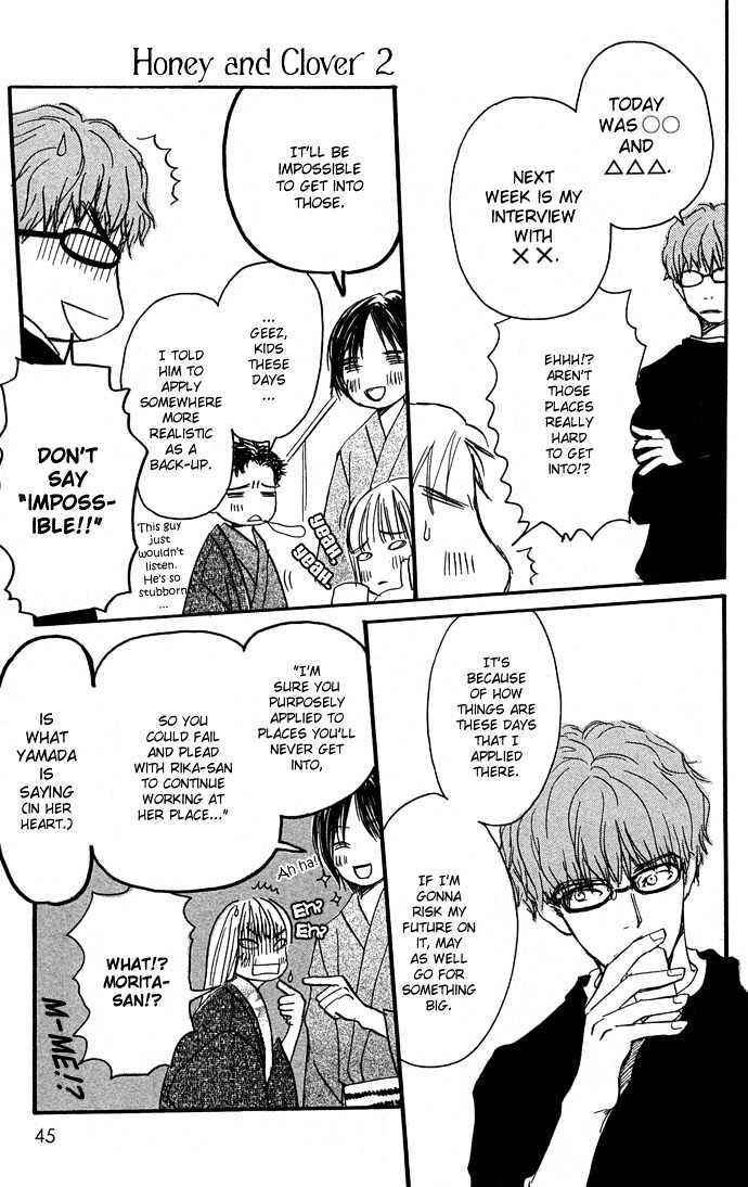 Hachimitsu to Clover Chapter 11 - Page 21