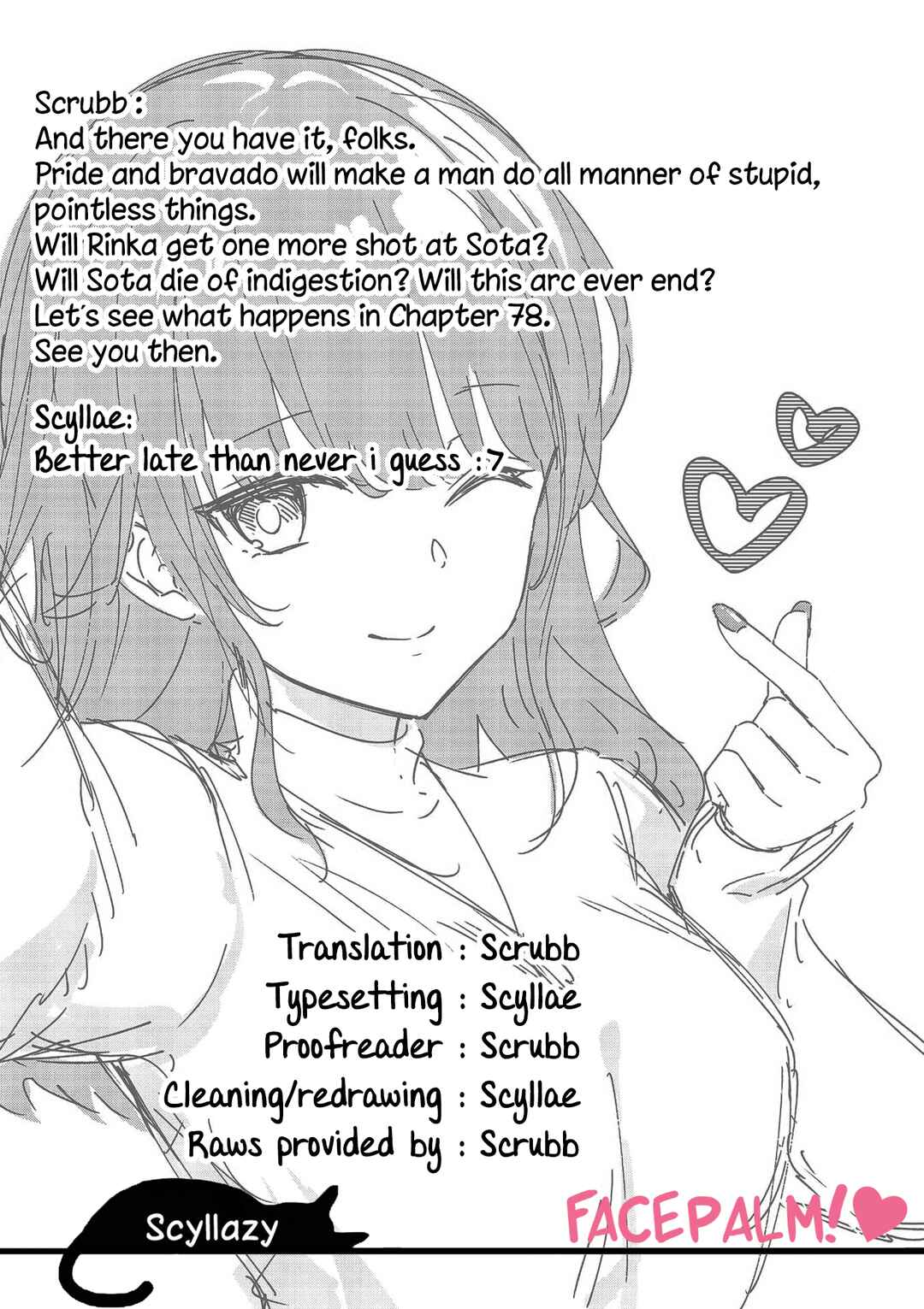 Shiotaiou no Sato-san ga Ore ni dake Amai Chapter 77 - Page 18