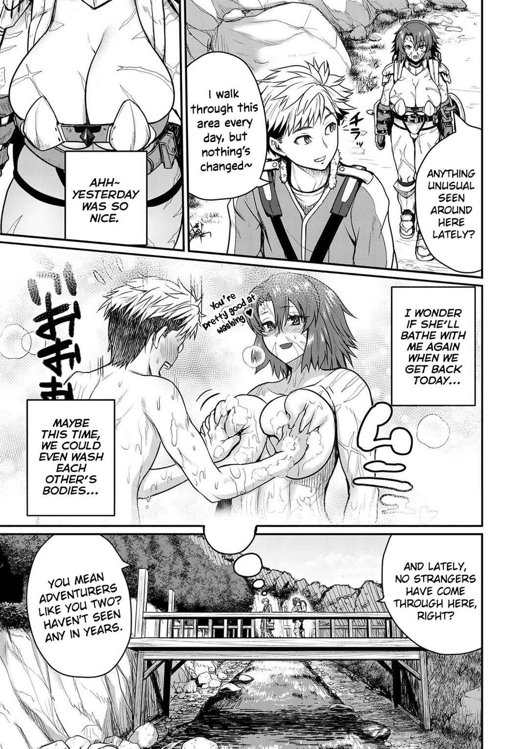Henkyou no Ofuroya-san, Harem ni Naru ~Yamaoku ni Aru Sabireta Onsen no Kounou ga Cheat Sugite Onna Boukensha ni Daininki na Ken~ Chapter 1 - Page 22