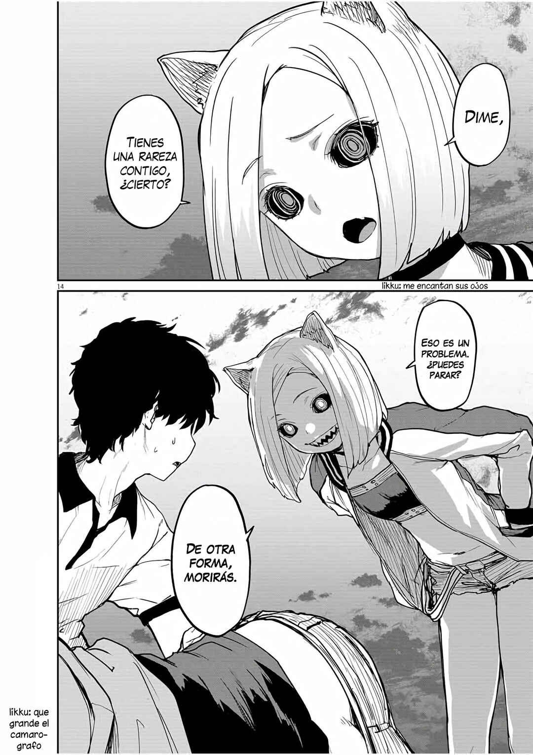 Kaii to Otome to Kamikakushi Chapter 39 - Page 14