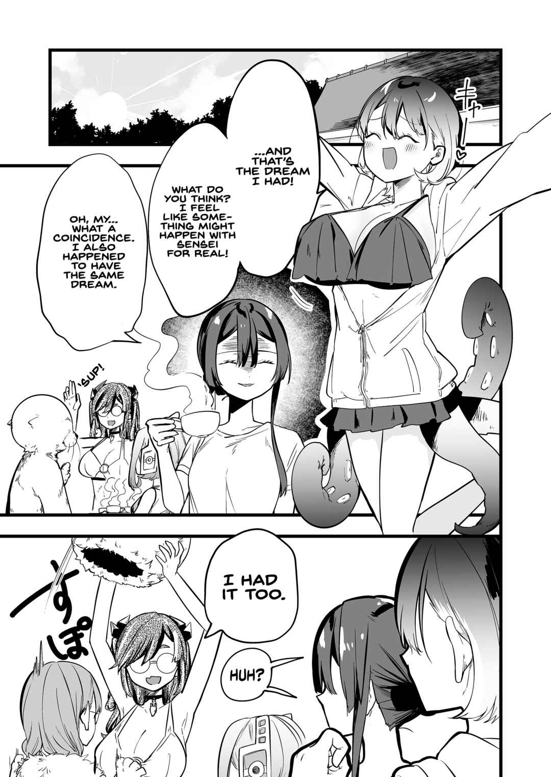 "Ano Toki Tasukete Itadaita Monster Musume desu." Isekai Ossan Kyoushi Totsuzen no Moteki ni Konwaku suru Chapter 54 - Page 5