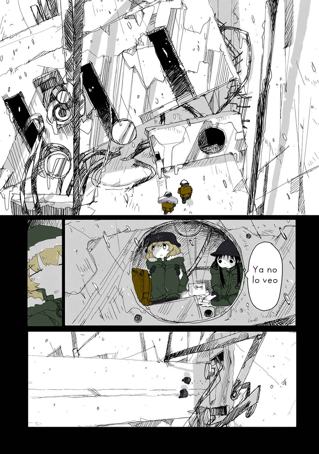 Shoujo Shuumatsu Ryokou (Fan Colored) Chapter 40 - Page 15