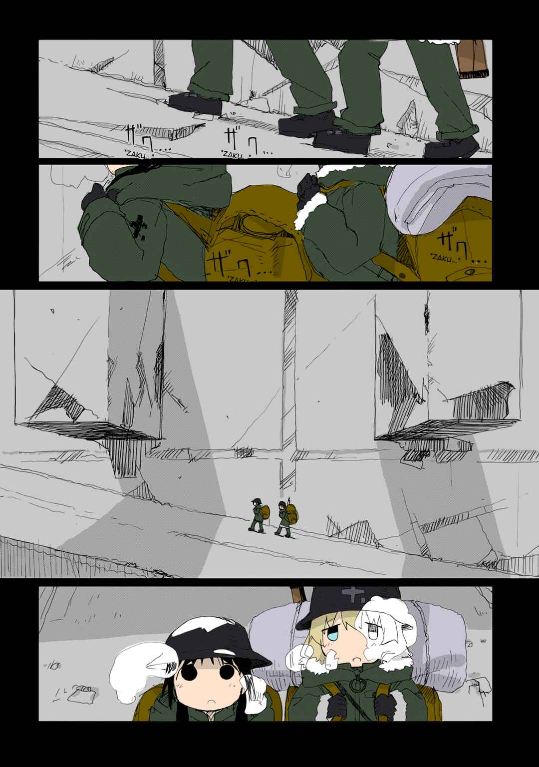 Shoujo Shuumatsu Ryokou (Fan Colored) Chapter 40 - Page 2