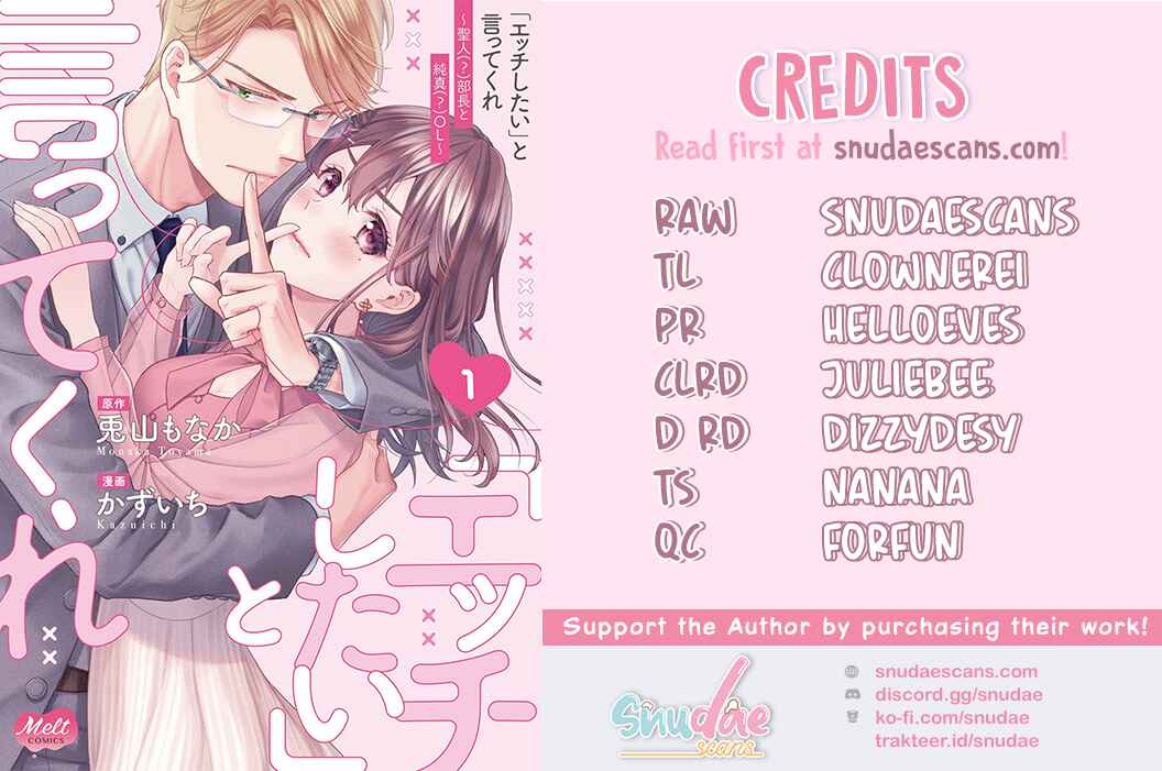 'Ecchi Shitai' to Itte Kure - Seijin (?) Buchou to Junshin (?) OL Chapter 8 - Page 2