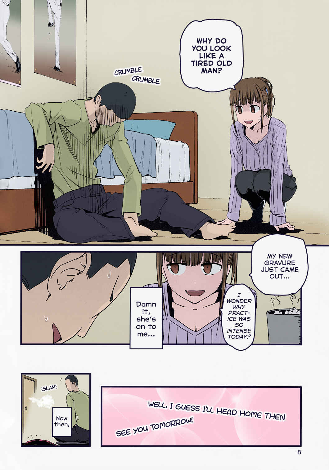 Getsuyoubi no Tawawa (Twitter Webcomic) (Fan Colored) Chapter 17 - Page 8