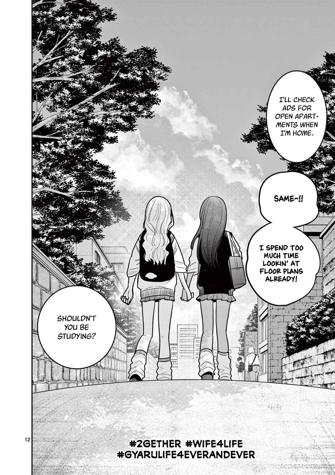 #Gyaru to Gyaru no Yuri Chapter 13 - Page 12