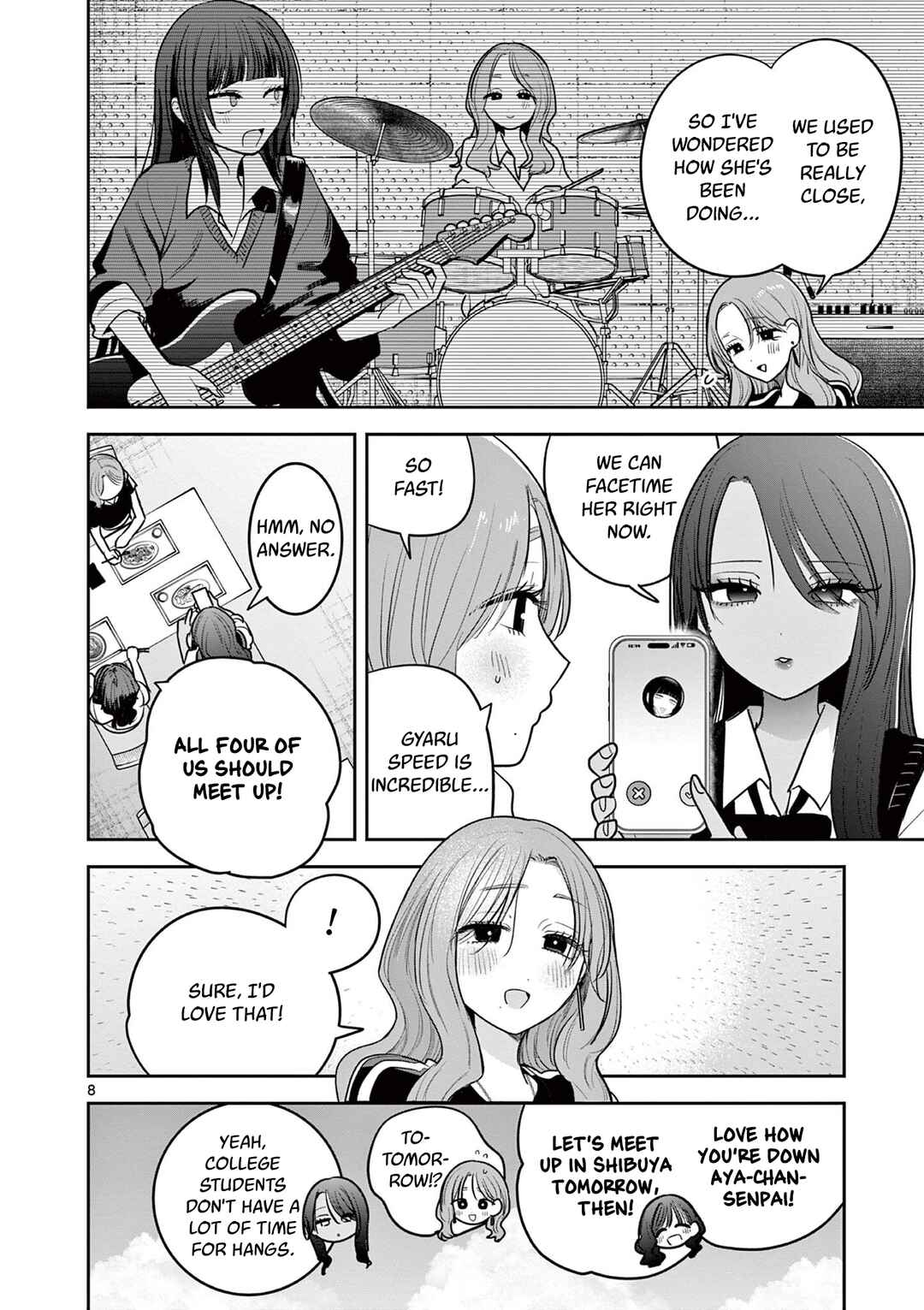 #Gyaru to Gyaru no Yuri Chapter 13 - Page 8