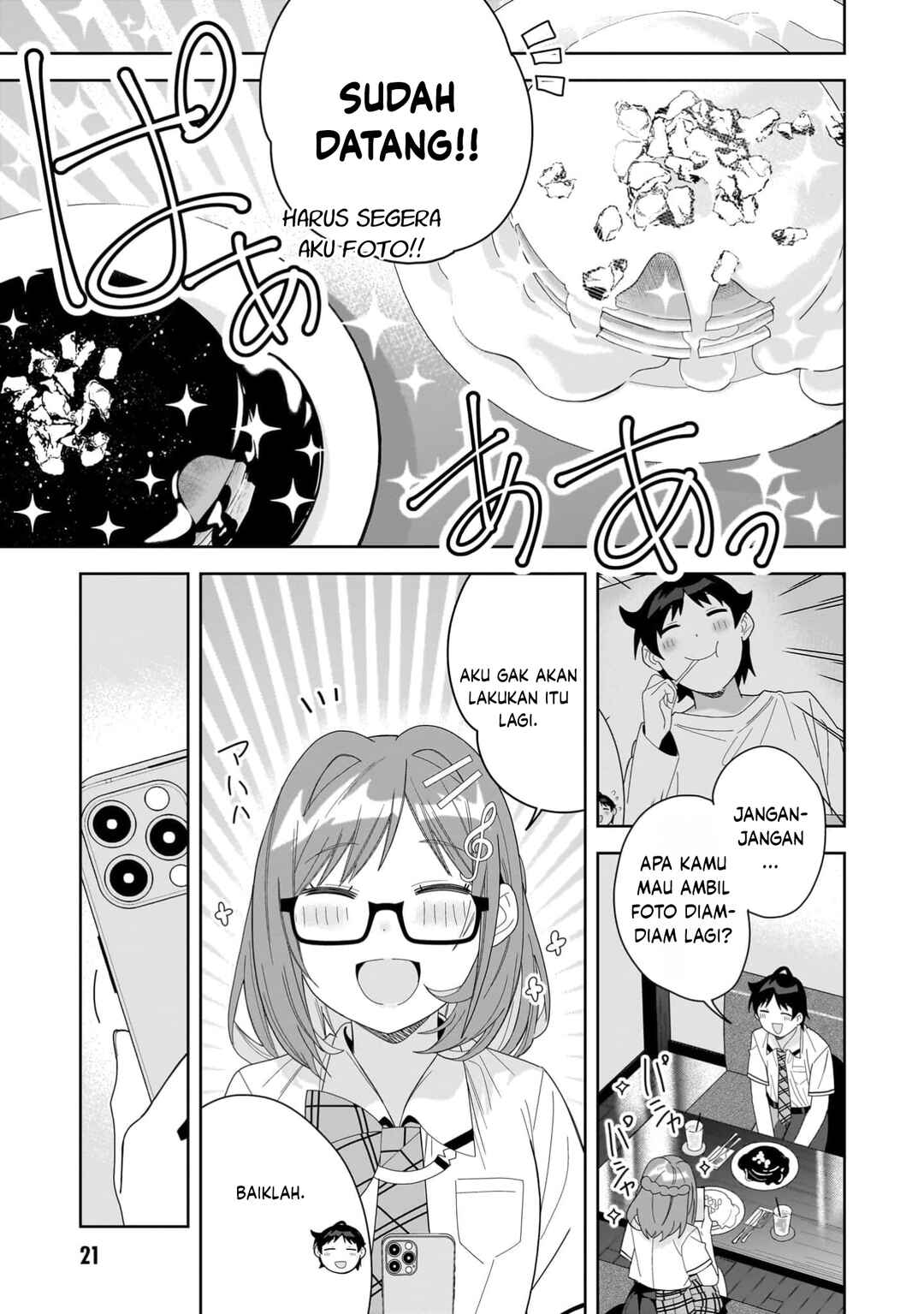 Classmate no Moto Idol ga, Tonikaku Kyodou Fushin nandesu. Chapter 12 - Page 21