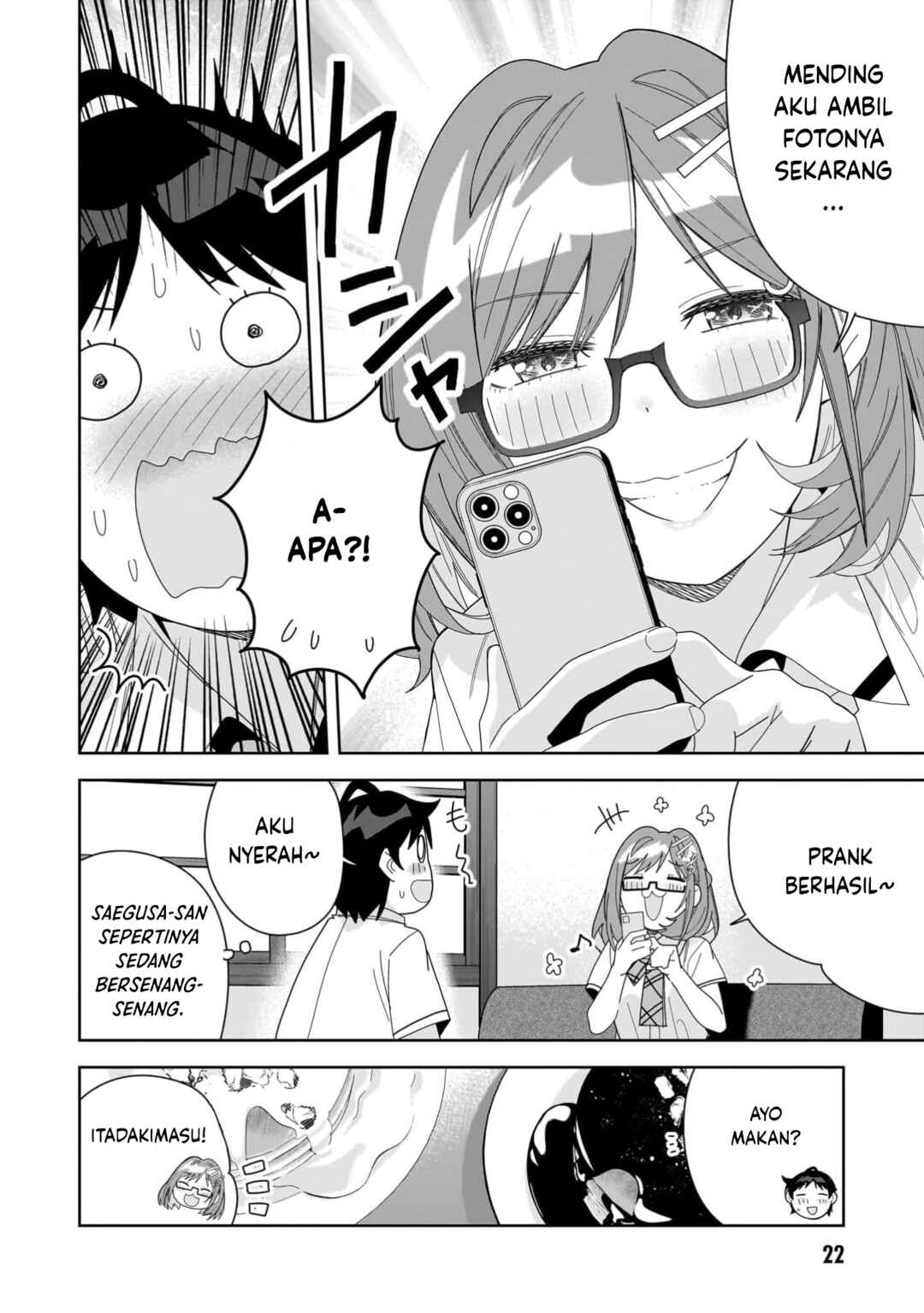 Classmate no Moto Idol ga, Tonikaku Kyodou Fushin nandesu. Chapter 12 - Page 22