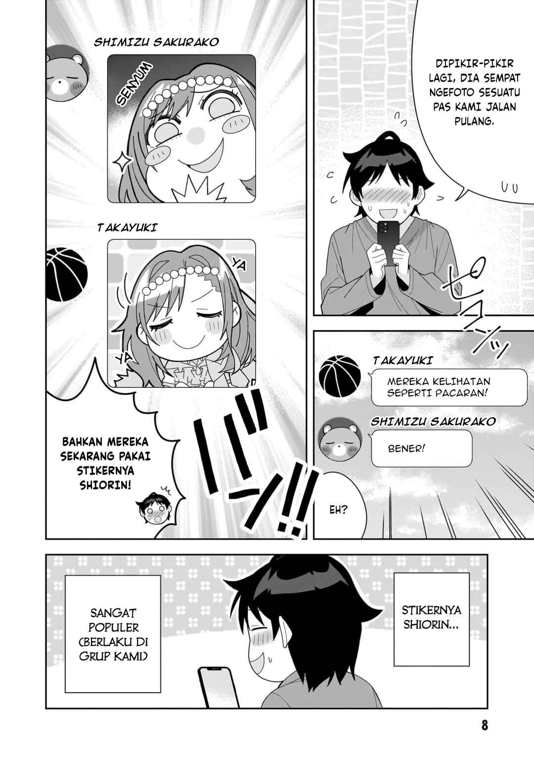 Classmate no Moto Idol ga, Tonikaku Kyodou Fushin nandesu. Chapter 12 - Page 8