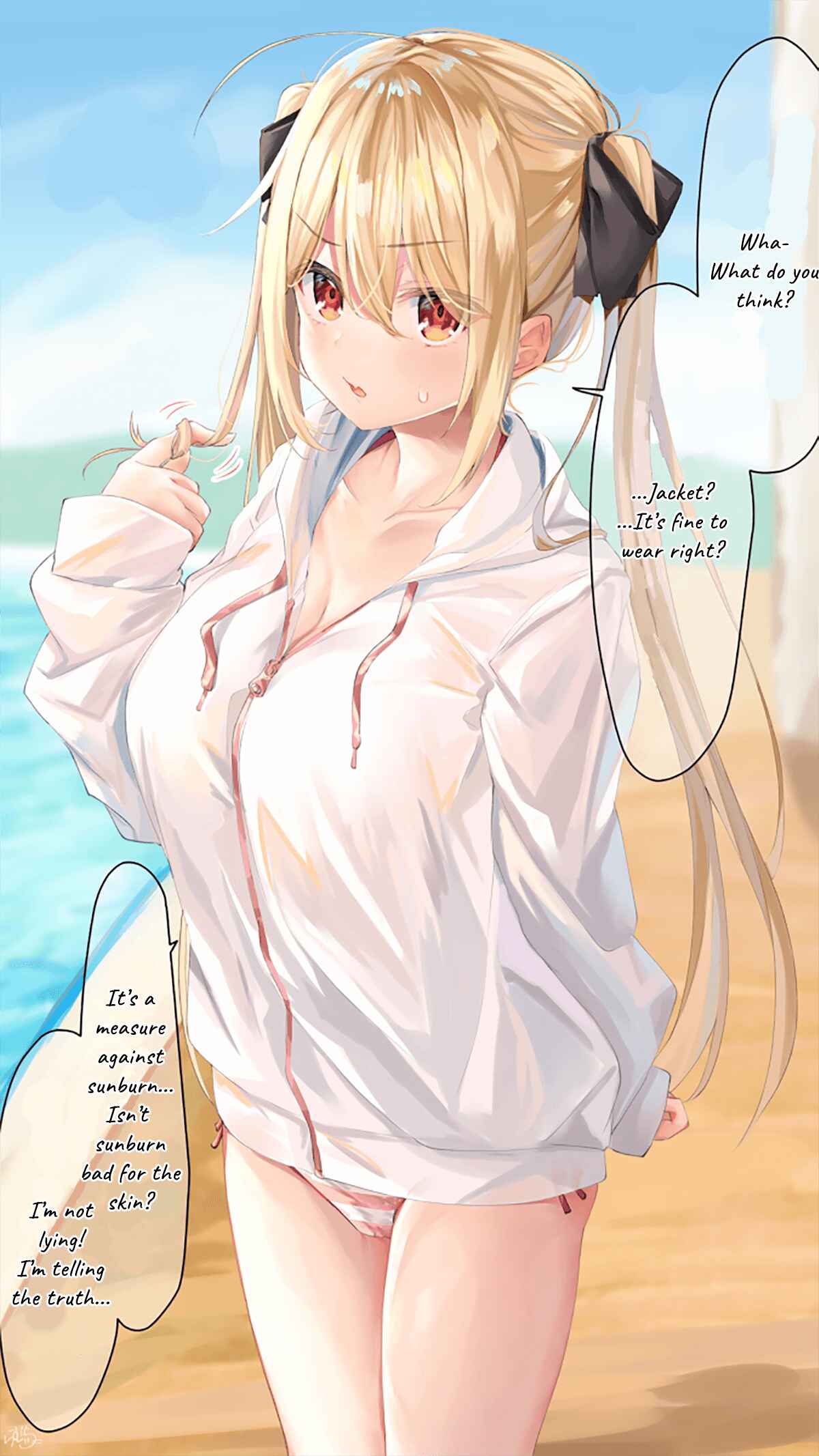Maid-chan ni Sailor fuku o Kitemoratte kara Bra o Moraitai! Chapter 23 - Page 1