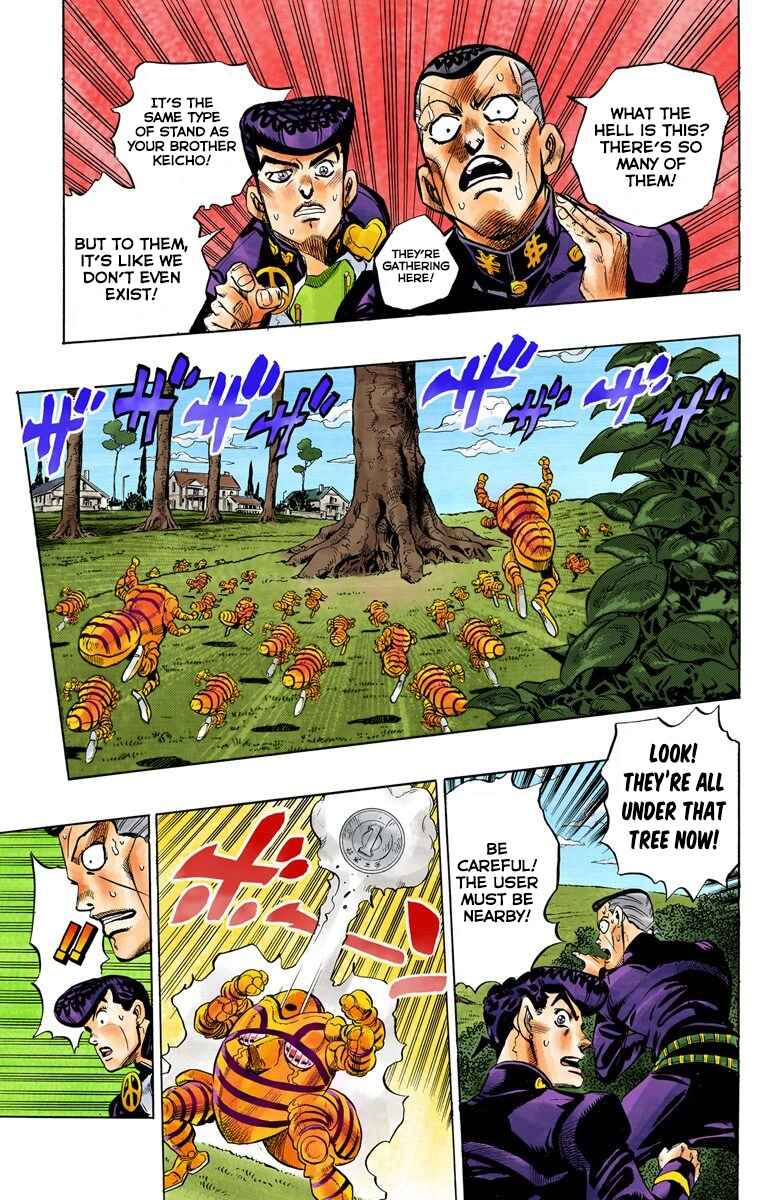 JoJo no Kimyou na Bouken: Part 4 - Diamond wa Kudakenai Color-ban Chapter 70 - Page 14