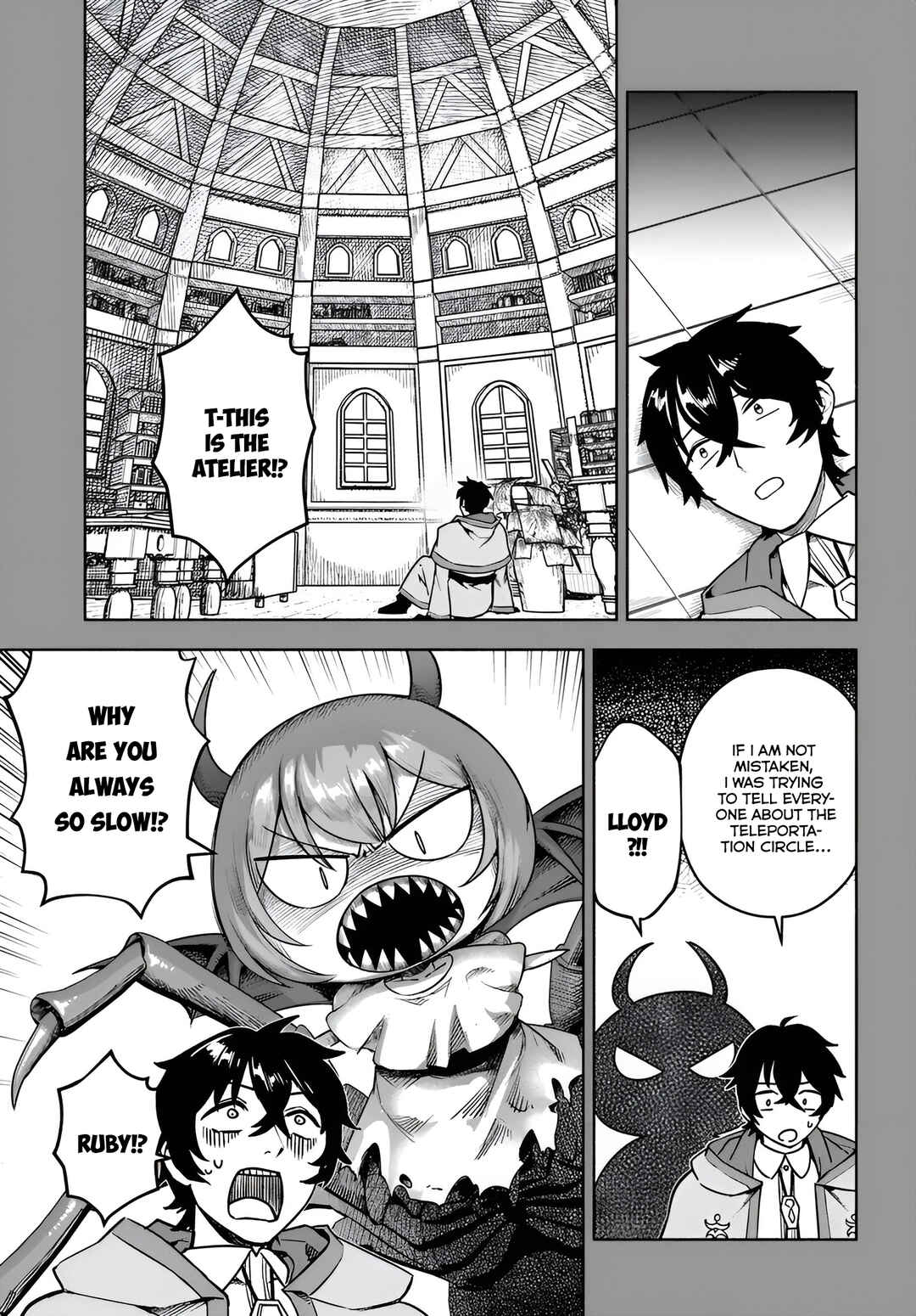 Ore Igai Dare mo Saishu Dekinai Sozai na no ni "Sozai Saishuritsu ga Hikui" to Pawahara suru Osananajimi Renkinjutsushi to Zetsuen shita Senzoku Madoushi, Henkyou no Machi de Slow Life wo Okuritai. Chapter 12 - Page 7
