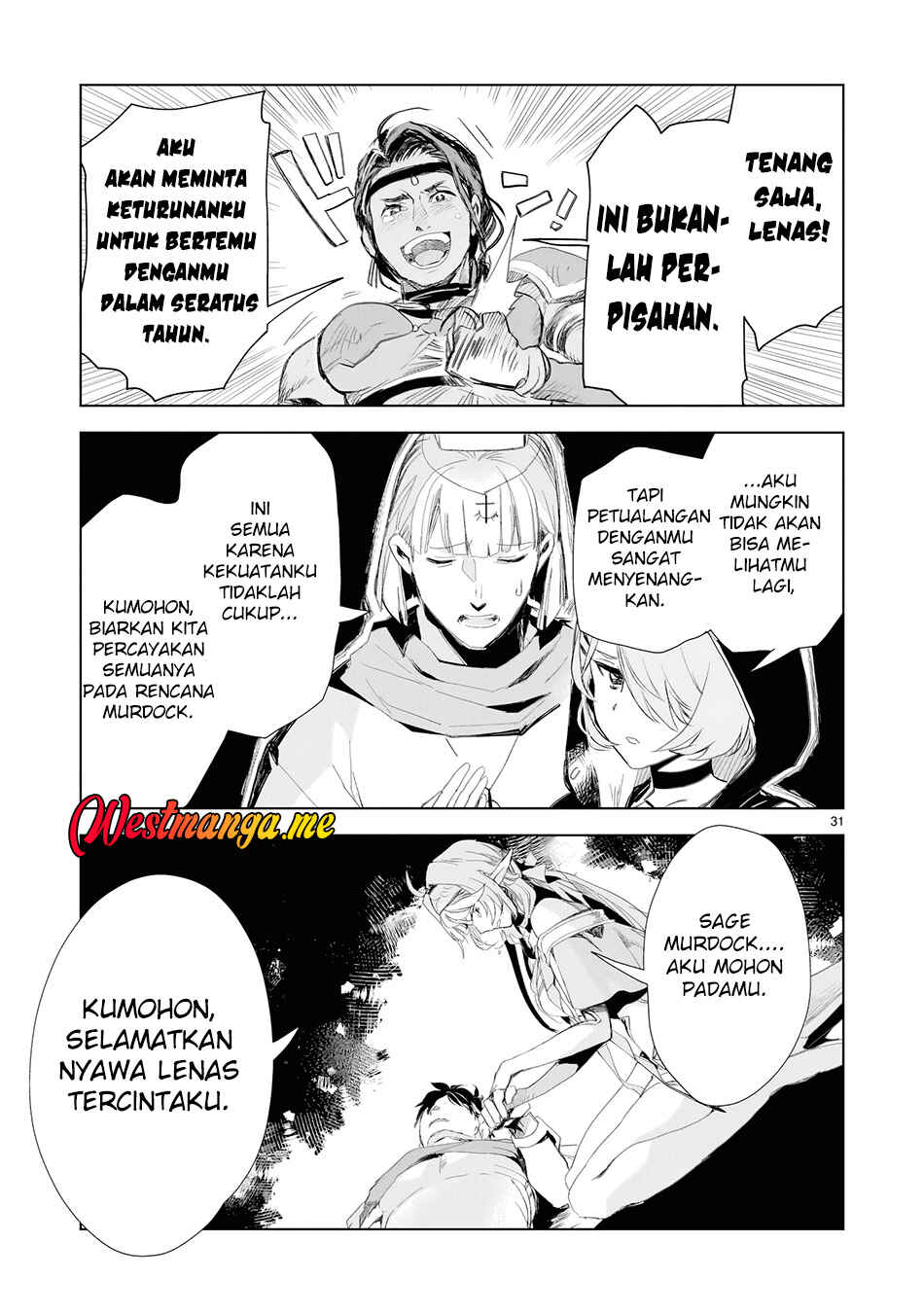 Elf Tsuma to Hajimeru Yuukyuu no Tabi: Densetsu no Yuusha, Aisuru Elf to Tomoni 100-nenmae ni Sukutta Sekai o Tabi Suru Chapter 1 - Page 27