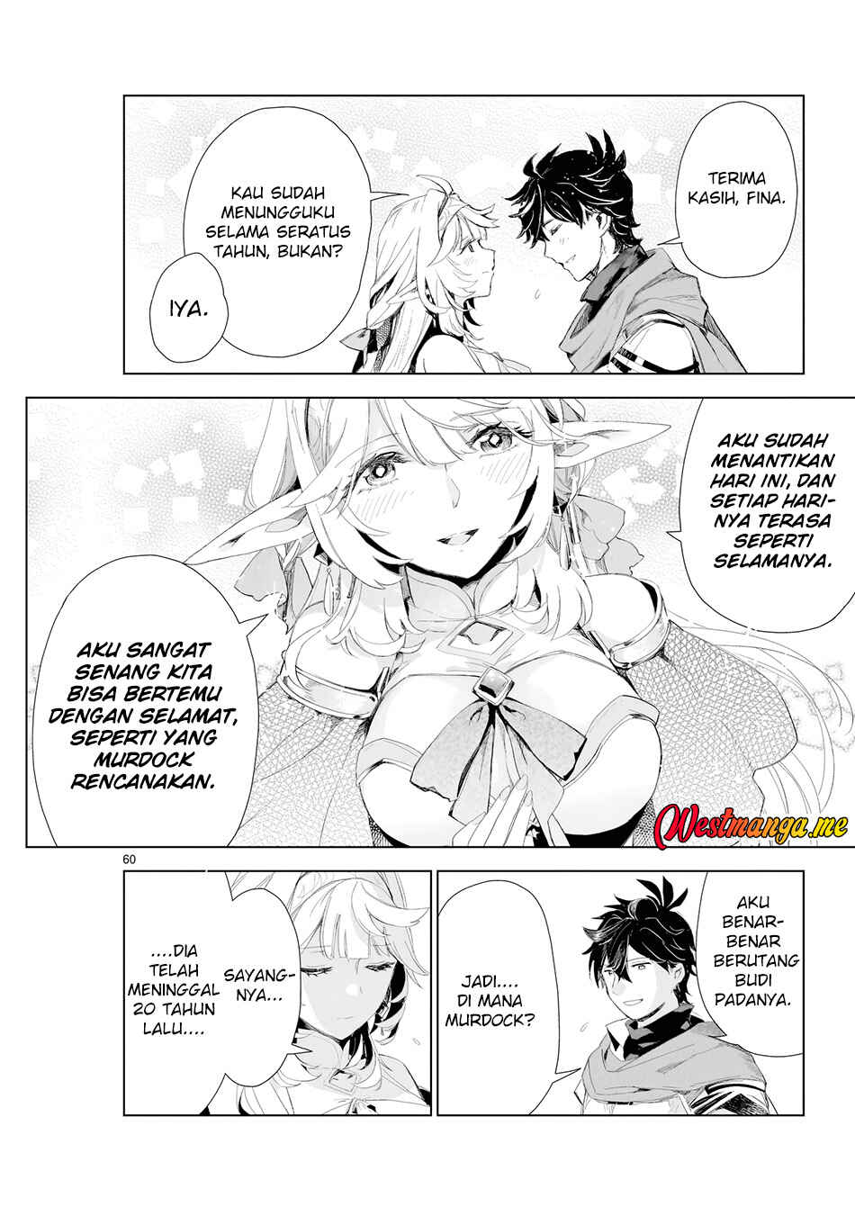 Elf Tsuma to Hajimeru Yuukyuu no Tabi: Densetsu no Yuusha, Aisuru Elf to Tomoni 100-nenmae ni Sukutta Sekai o Tabi Suru Chapter 1 - Page 52