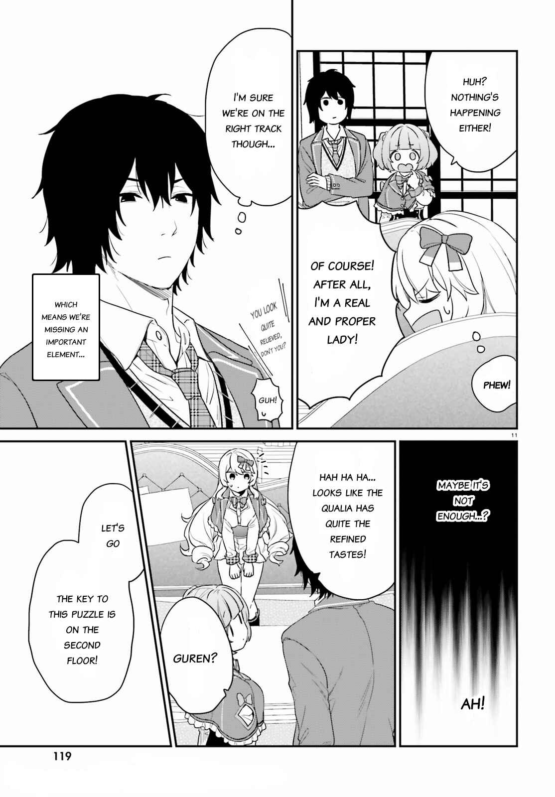 Jishou F-Rank no Oniisama ga Game de Hyouka sareru Gakuen no Chouten ni Kunrin suru Sou desu yo? Chapter 34 - Page 11