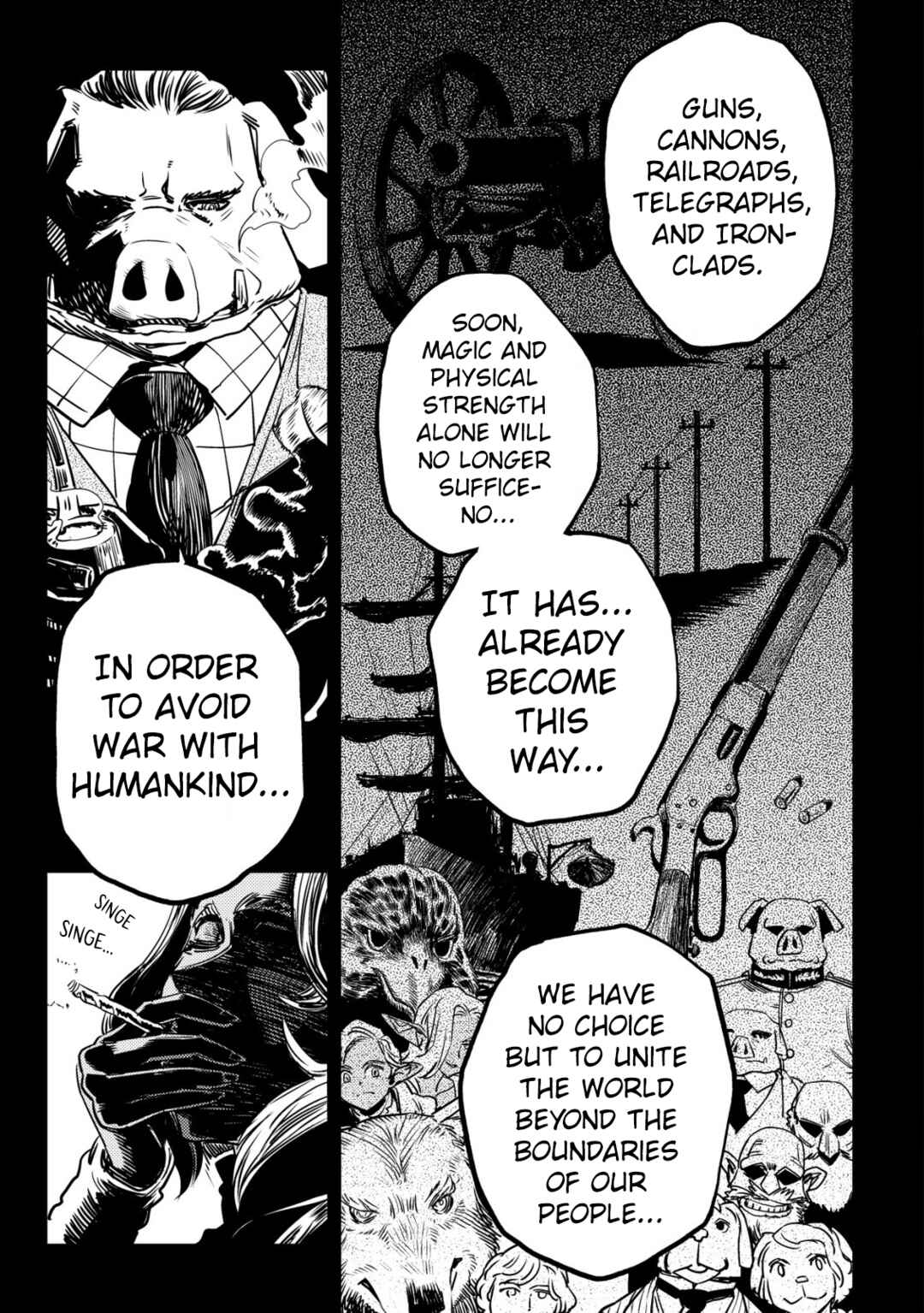 Orcsen Oukokushi ~Yaban na Orc no Kuni wa, Ikanishite Heiwa na Elf no Kuni wo Yakiharau ni Itatta ka~ Chapter 3 - Page 4