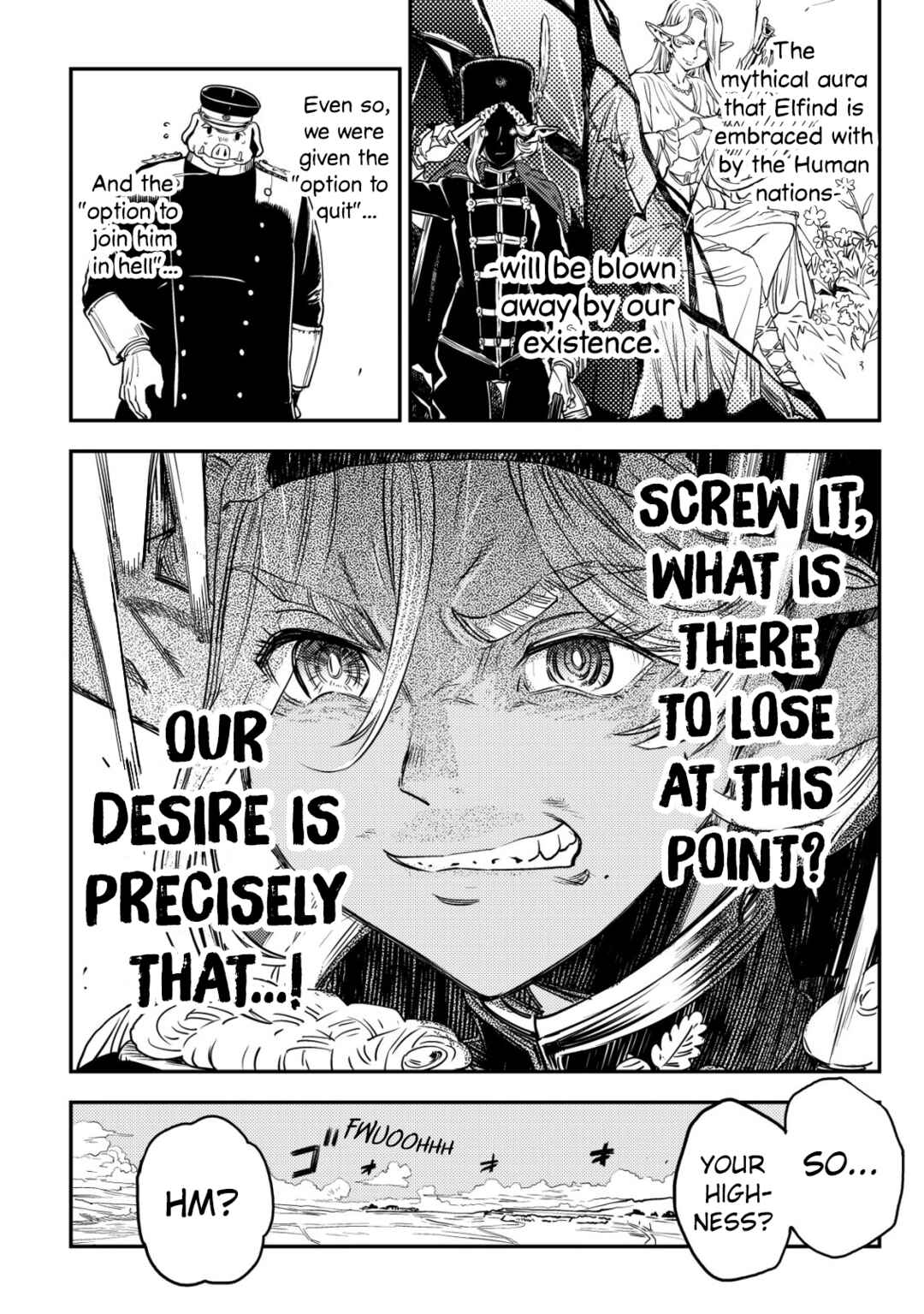 Orcsen Oukokushi ~Yaban na Orc no Kuni wa, Ikanishite Heiwa na Elf no Kuni wo Yakiharau ni Itatta ka~ Chapter 3 - Page 52