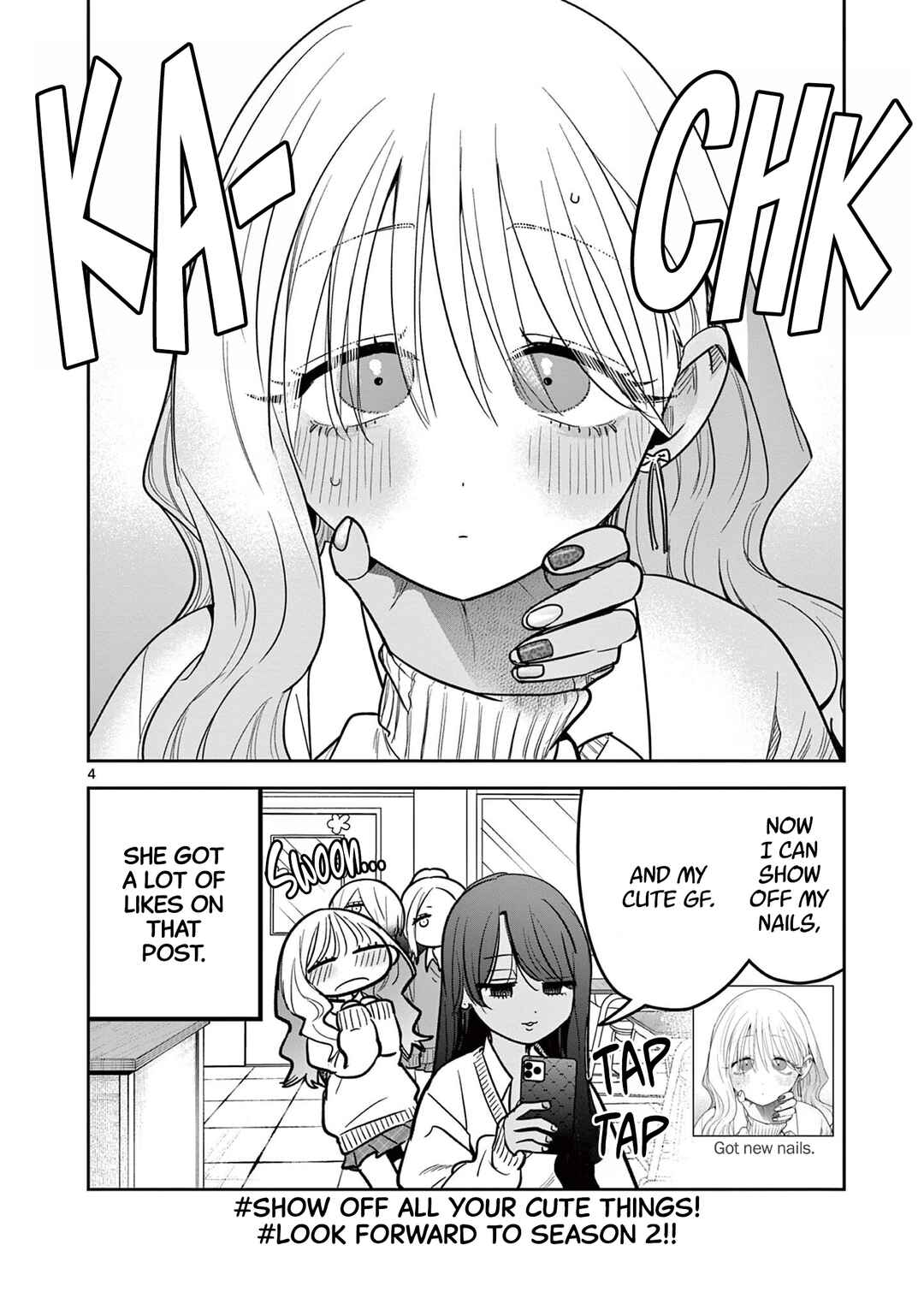 #Gyaru to Gyaru no Yuri Chapter 11.6 - Page 4