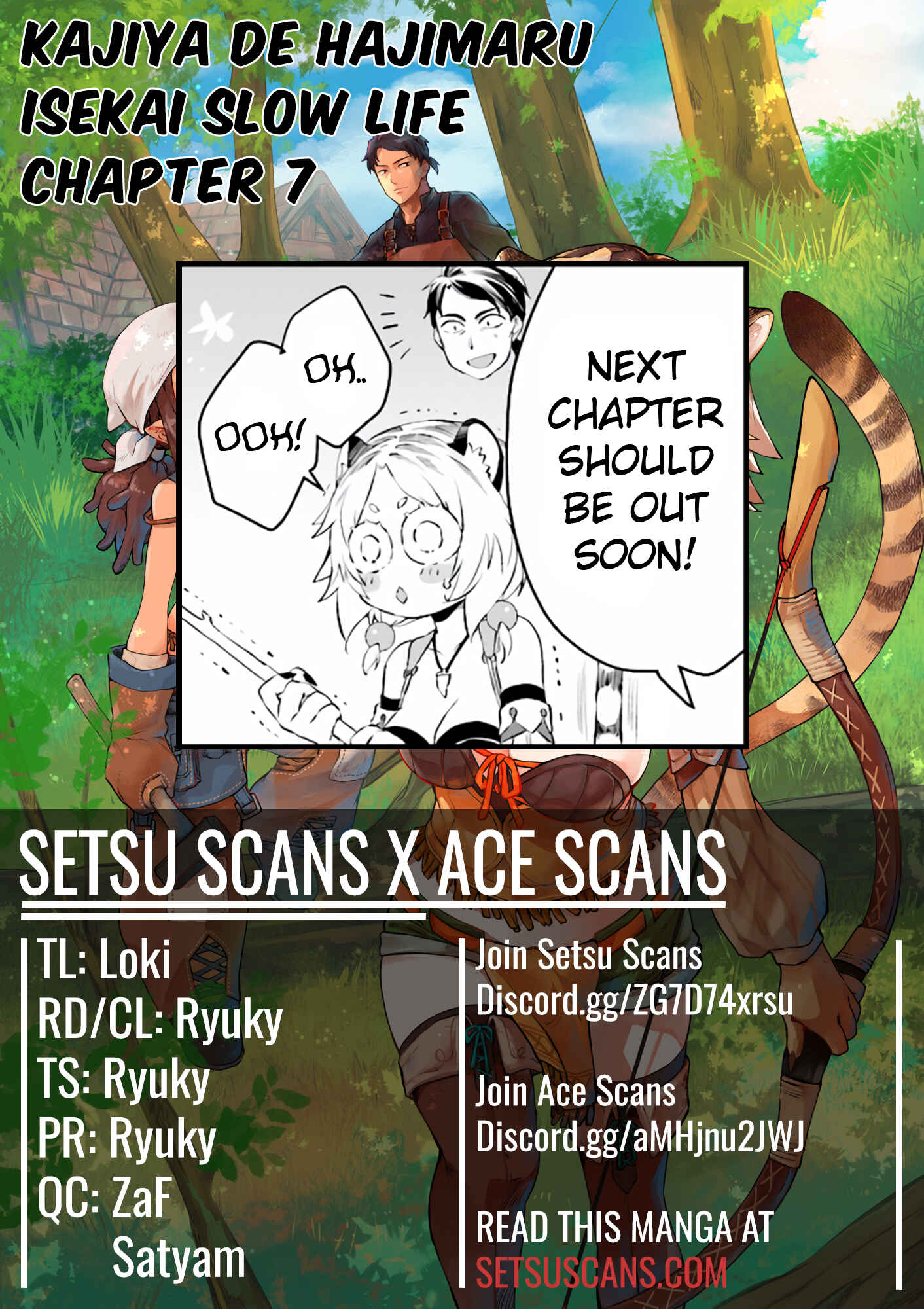Kajiya de Hajimeru Isekai Slow Life Chapter 7 - Page 1