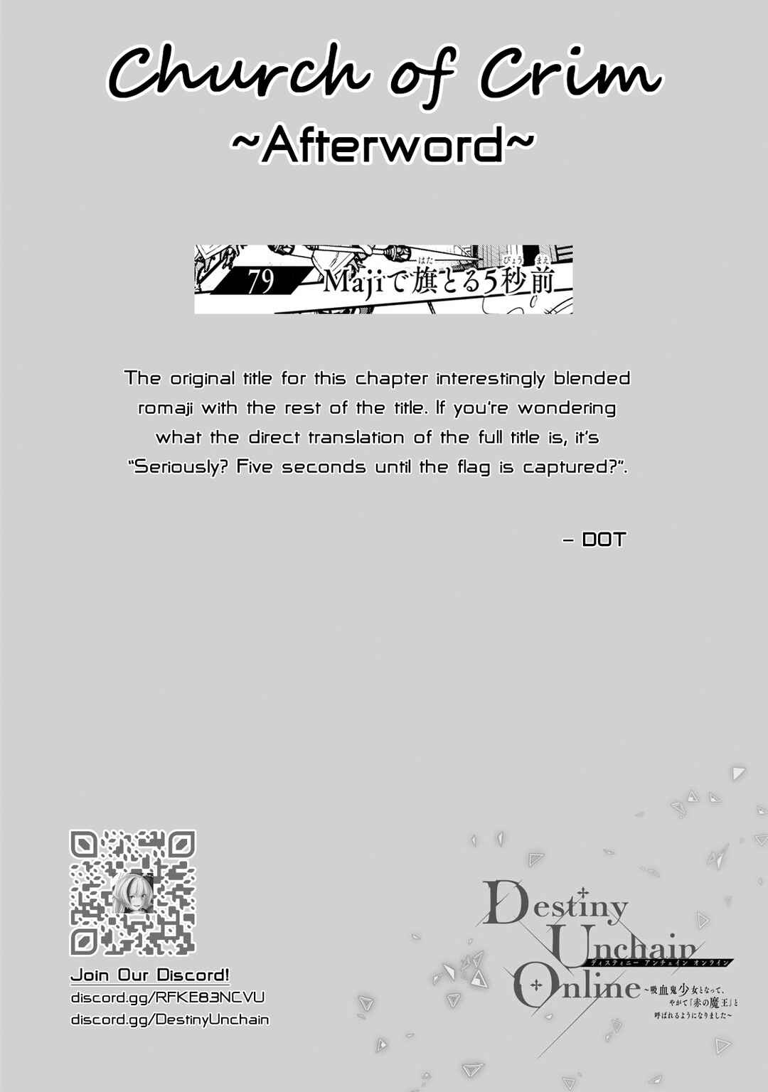 Destiny Unchain Online: Kyuuketsuki Shoujo to Natte, Yagate 'Aka no Maou' to Yobareru You ni Narimashita Chapter 79 - Page 19