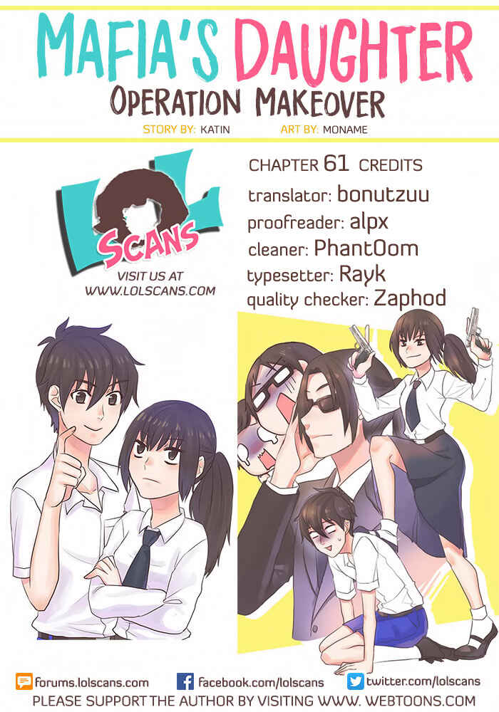 Mafia's Daughter: Operation Makeover Chapter 61 - Page 1